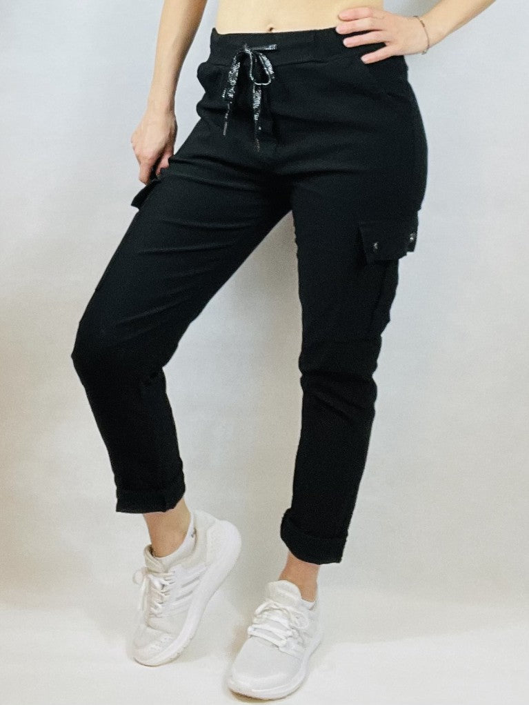 Black Magic Cargo Trousers