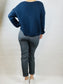 Navy Mohair Mix Cardigan