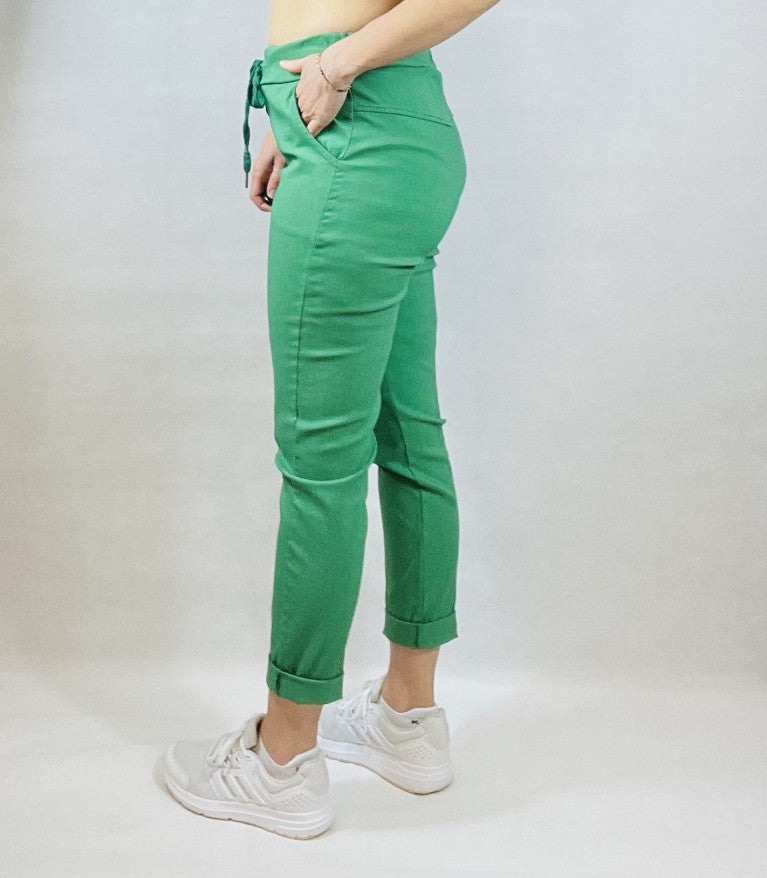 Plain Green Magic Trousers