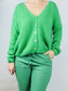 Apple Green Mohair Mix Cardigan