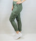 Khaki Green Magic Cargo Trousers