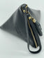 Black  Triangular Small Leather Bag