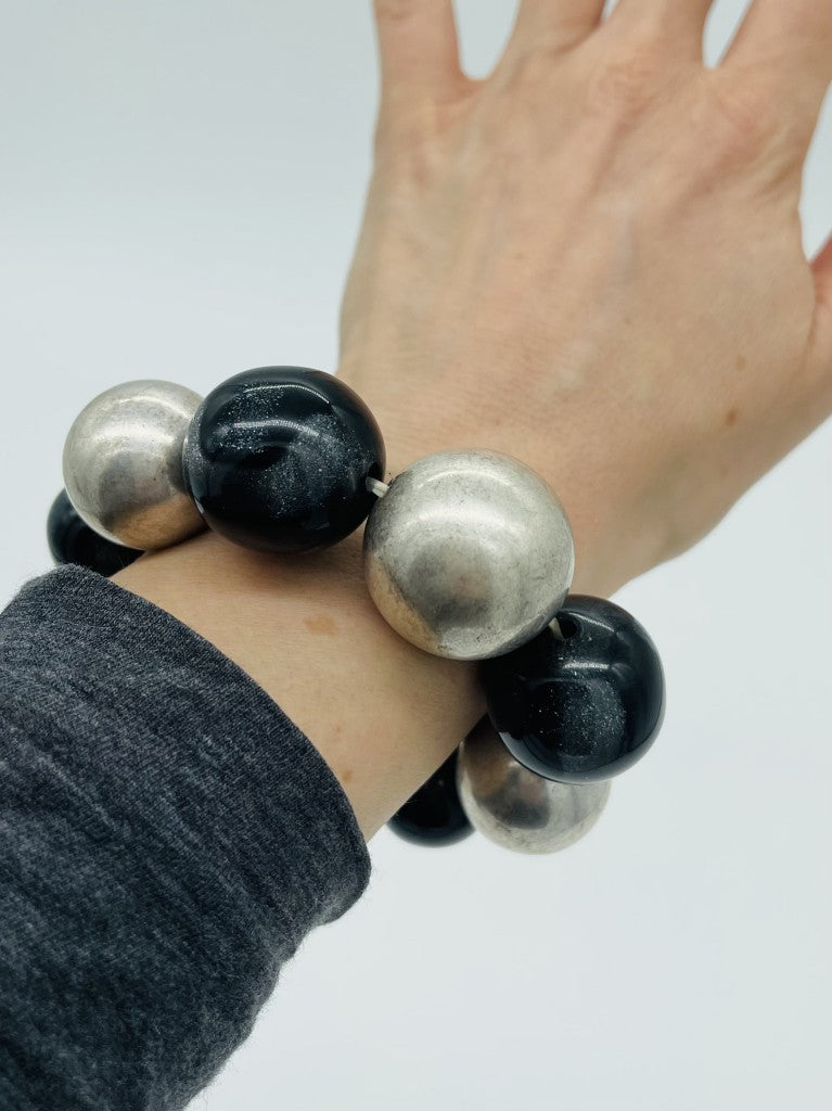 Two-Tone Chunky Bracelet