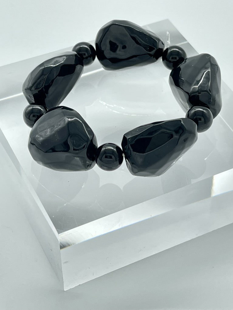 Chunky Black Bracelet