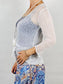 White Ikat Shrug