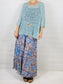 Blue Paisley Trousers