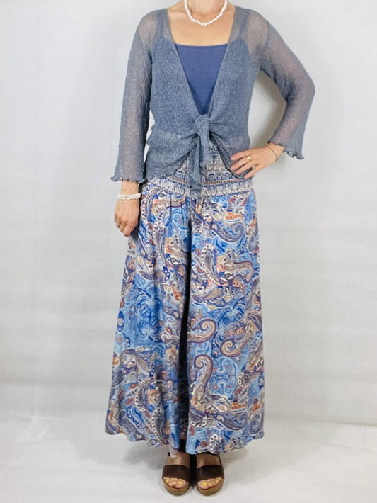 Grey Ikat Shrug