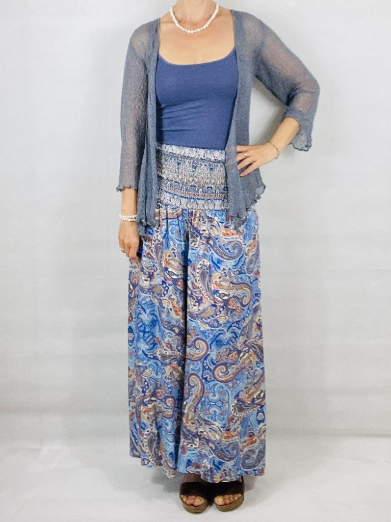 Grey Ikat Shrug