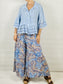 Blue Paisley Trousers