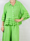 Neon Green Baby Doll Top/Jacket