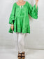 Green Baby Doll Tunic Dress