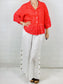 Coral Baby Doll Top/Jacket