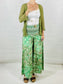 Green Paisley Trousers