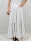 White Tiered Versatile- Skirt/Dress