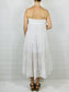 White Tiered Versatile- Skirt/Dress