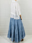 Blue Tiered  Versatile- Skirt/Dress