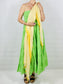 Neon Green Tiered Versatile- Skirt/Dress