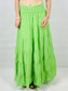 Neon Green Tiered Versatile- Skirt/Dress