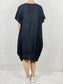 Navy Linen Two Pocket Dress