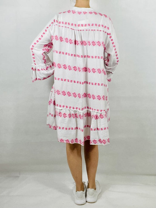 Pink Aztec Tunic Dress