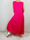 Pink Linen Dress with Tie